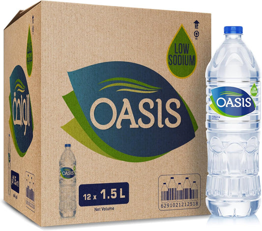 Oasis Still Drinking Water 1.5L (Pack of 12)